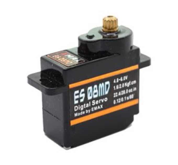 Сервопривід для дрона Emax ES08MD Mini Metal Digital Servo упаковка 100 шт. (0102003023BOX100)