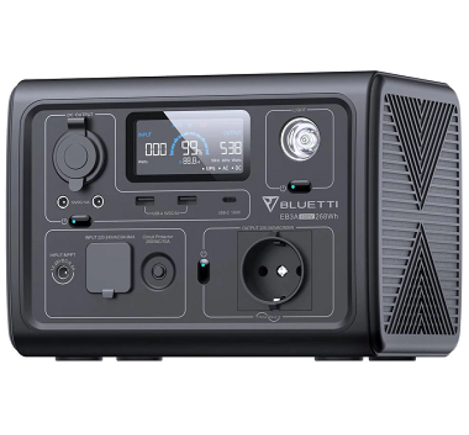 Зарядна станція Bluetti EB3A 268Wh 600W