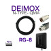 Кабель для дрона ALIENTECH RG8 для Deimox, QMA -N-type (2 шт по 35м) (RG8-Q-JW/N-JW-35)