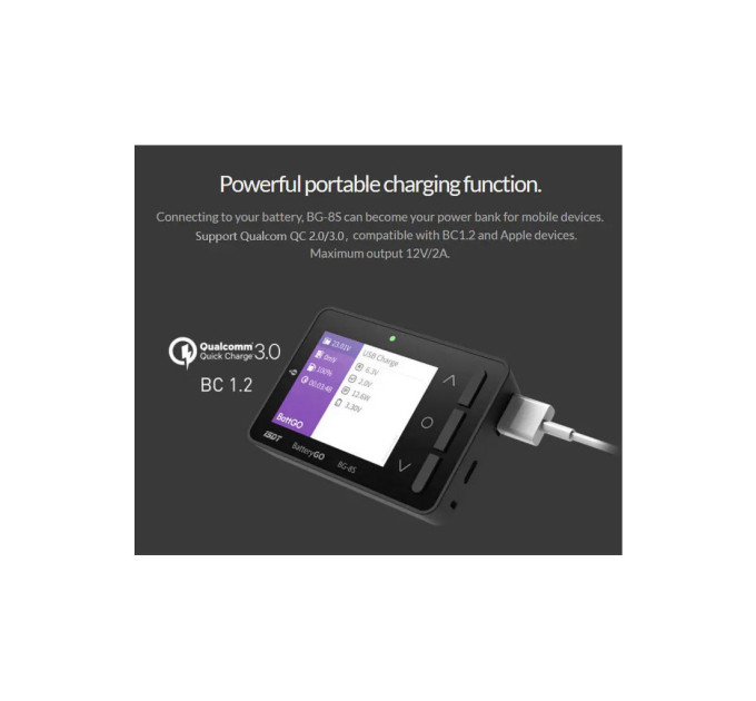 Зарядний пристрій для дрона iSDT BG-8S Battery Meter (HP0015.0013)