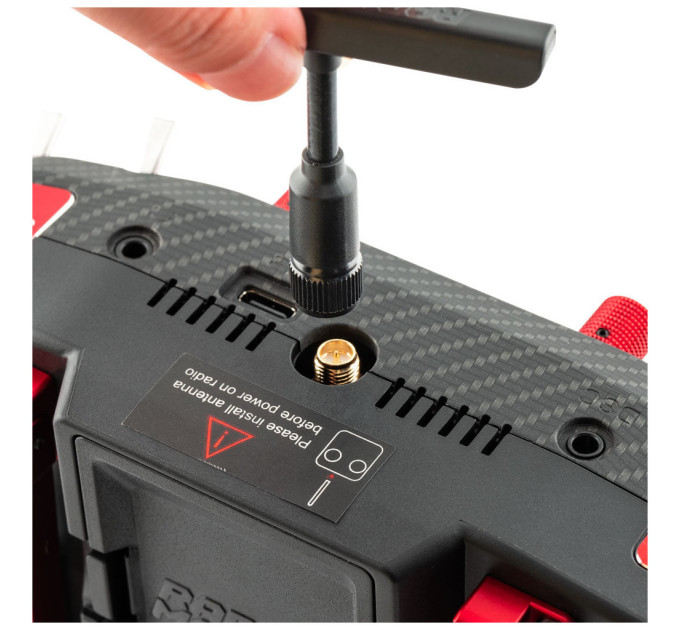 Пульт управління для дрона RadioMaster Boxer MAX ELRS AG01 RED (HP0157.0056-M2-RED)
