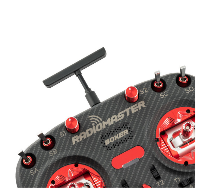 Пульт управління для дрона RadioMaster Boxer MAX ELRS AG01 RED (HP0157.0056-M2-RED)