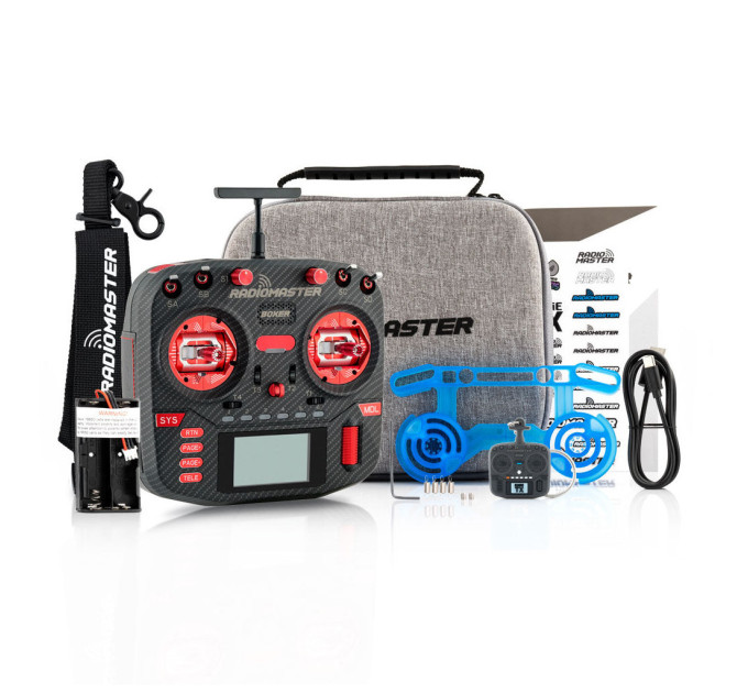 Пульт управління для дрона RadioMaster Boxer MAX ELRS AG01 RED (HP0157.0056-M2-RED)