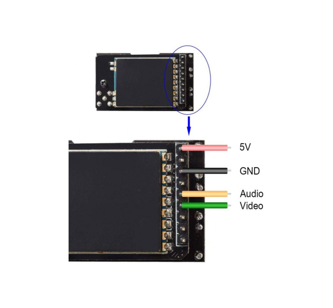 Відеоприймач (VRX) AKK Diversity RX 5.8GHz 80CH (RC835)