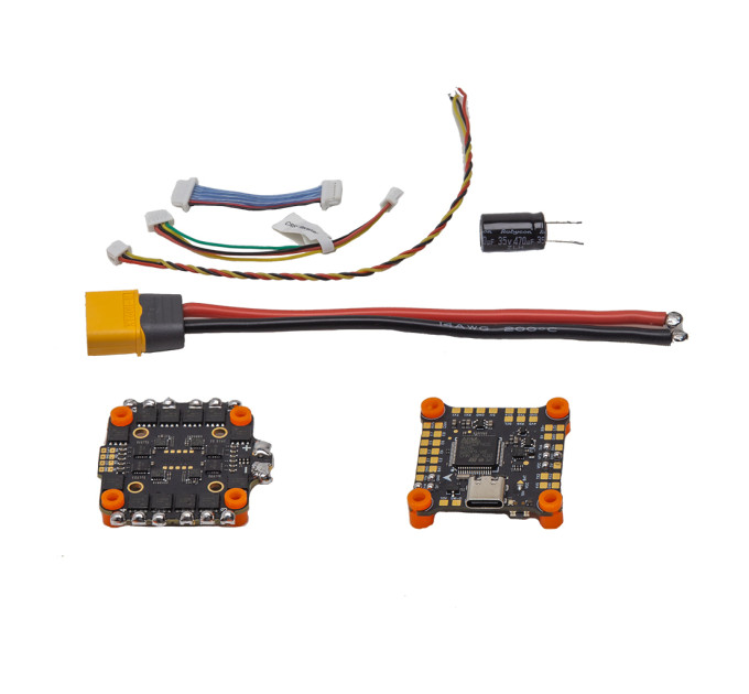 Політний стек HAKRC F405 + 50A V2 (розпаяний) упаковка 100шт. (FCESC50BOX)