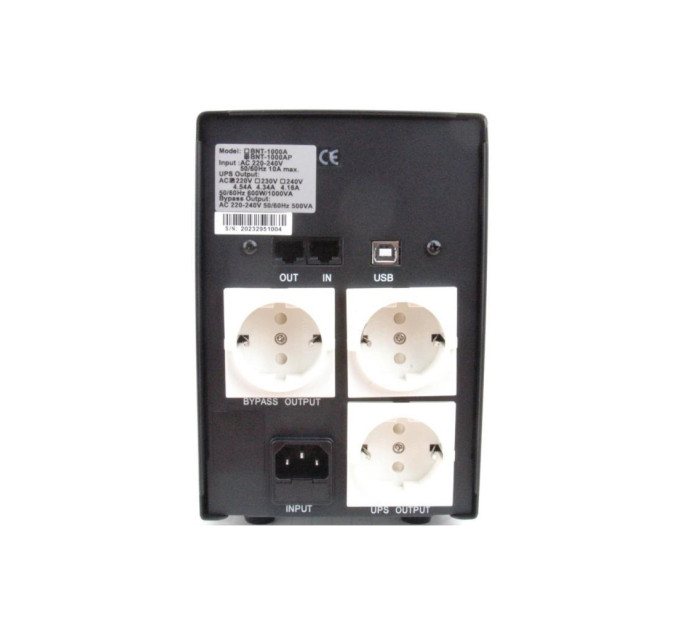 Пристрій безперебійного живлення BNT-1000 AP USB Powercom (BNT-1000 AP USB Schuko)