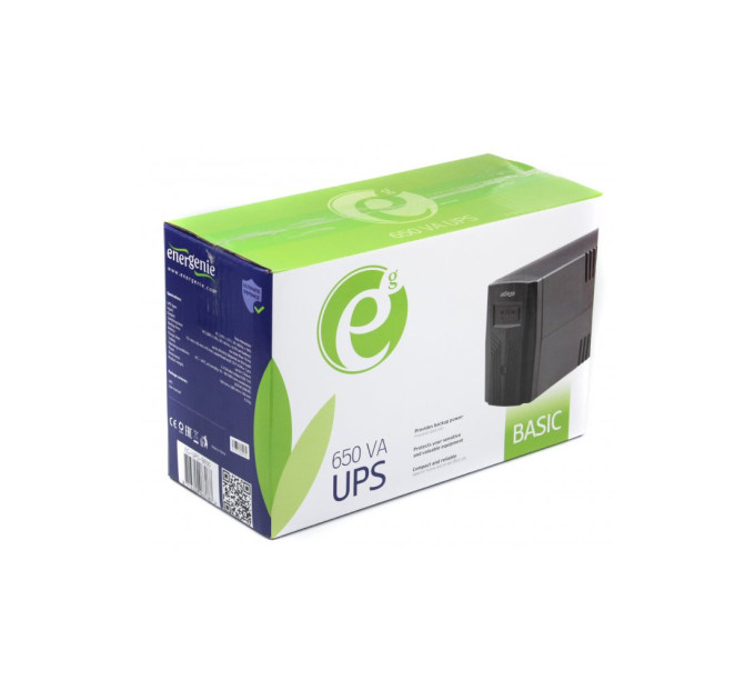 Пристрій безперебійного живлення EnerGenie 650VA (EG-UPS-B650)