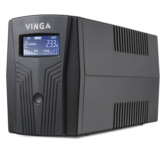 Пристрій безперебійного живлення Vinga LCD 1500VA plastic case (VPC-1500P)