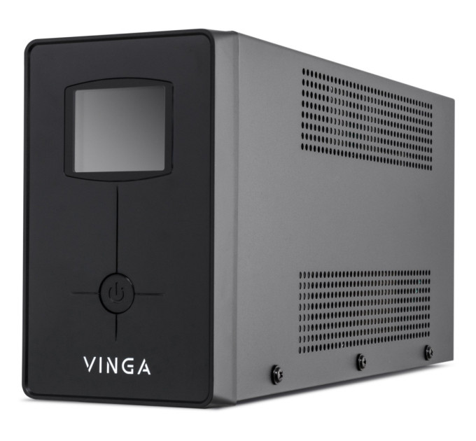 Пристрій безперебійного живлення Vinga LCD 2000VA metall case (VPC-2000M)