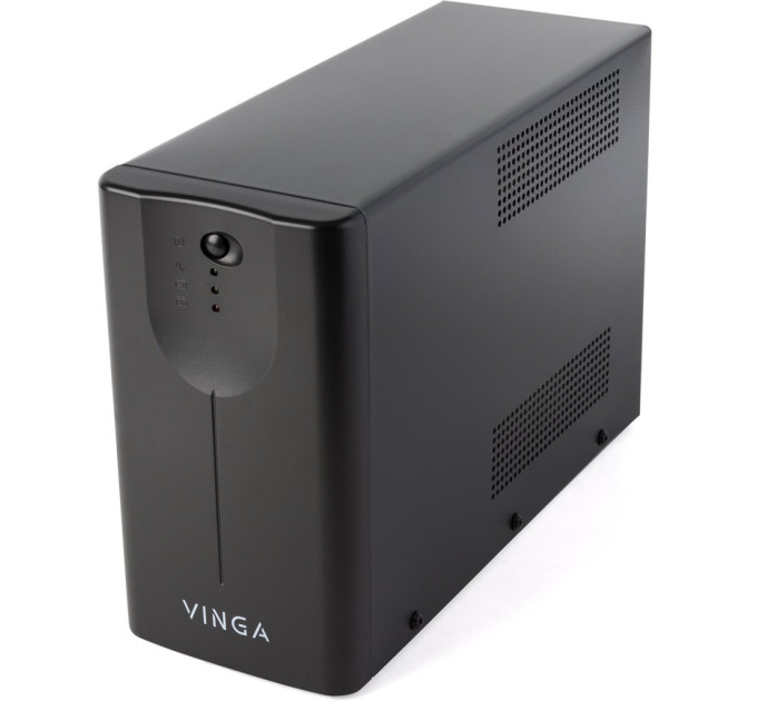 Пристрій безперебійного живлення Vinga LED 1500VA metal case (VPE-1500M)