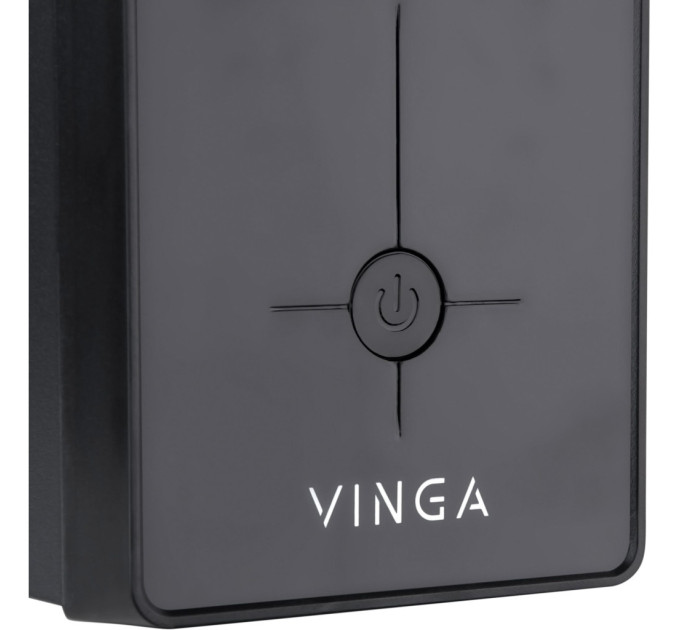 Пристрій безперебійного живлення Vinga LCD 1200VA metal case (VPC-1200M)