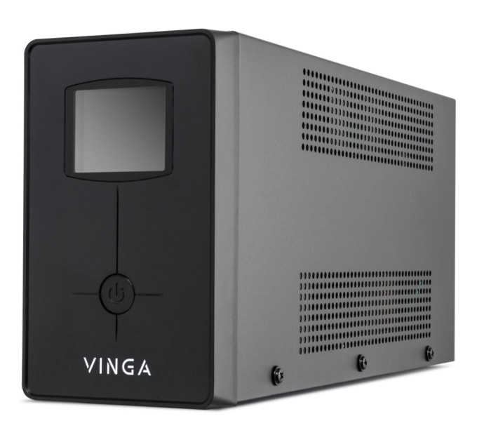 Пристрій безперебійного живлення Vinga LCD 1200VA metal case (VPC-1200M)