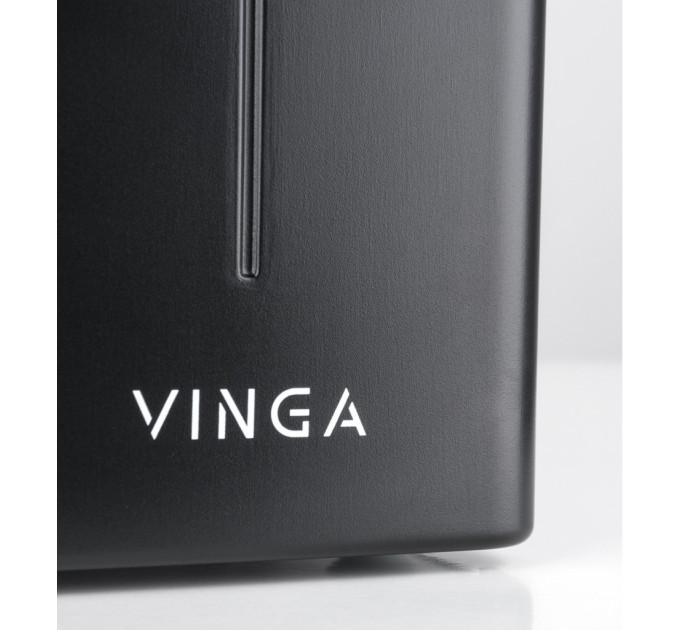 Пристрій безперебійного живлення Vinga LED 2000VA metall case (VPE-2000M)