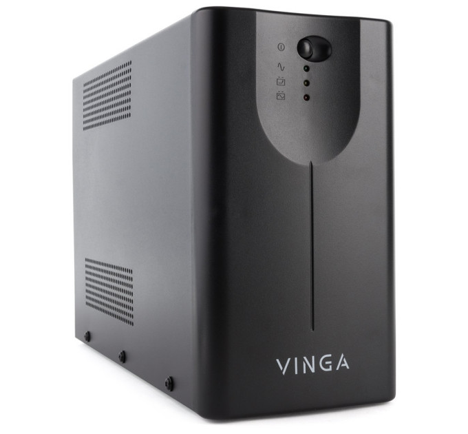Пристрій безперебійного живлення Vinga LED 2000VA metall case (VPE-2000M)