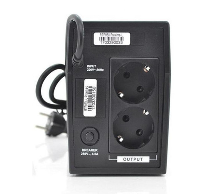 Пристрій безперебійного живлення Ritar RTP850 (510W) Proxima-L (RTP850L)