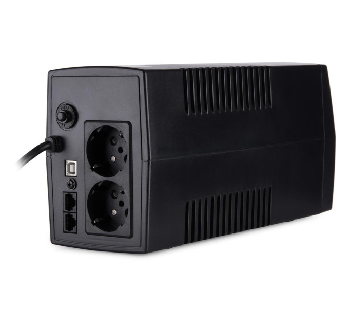 Пристрій безперебійного живлення Vinga LCD 800VA plastic case with USB (VPC-800PU)