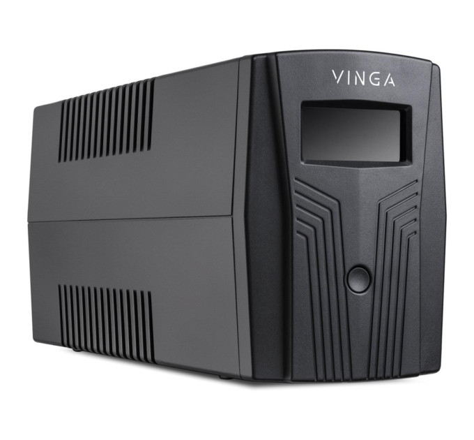 Пристрій безперебійного живлення Vinga LCD 800VA plastic case with USB (VPC-800PU)