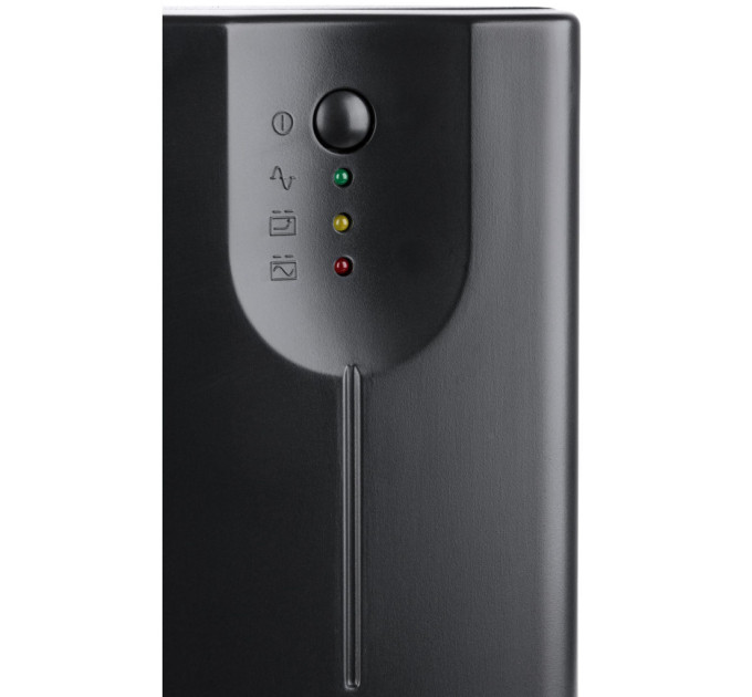 Пристрій безперебійного живлення Vinga LED 800VA metal case with USB (VPE-800MU)