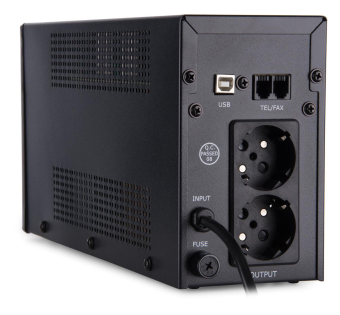 Пристрій безперебійного живлення Vinga LED 800VA metal case with USB (VPE-800MU)