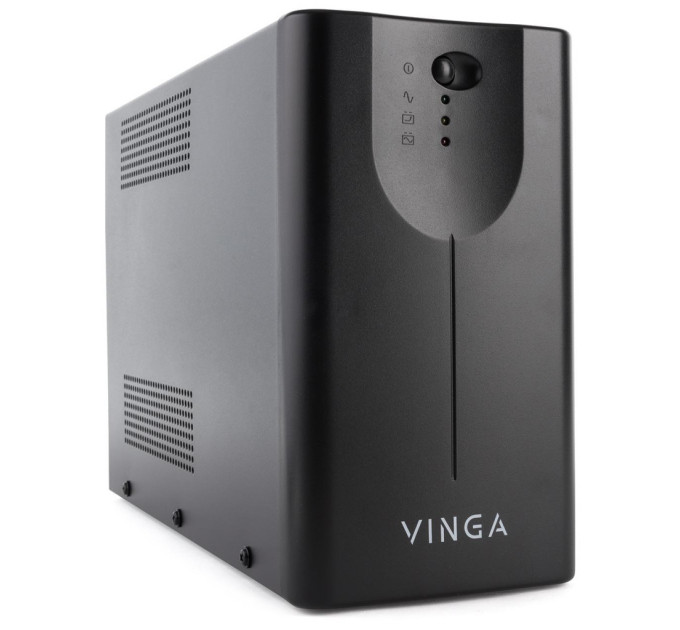 Пристрій безперебійного живлення Vinga LED 800VA metal case with USB (VPE-800MU)