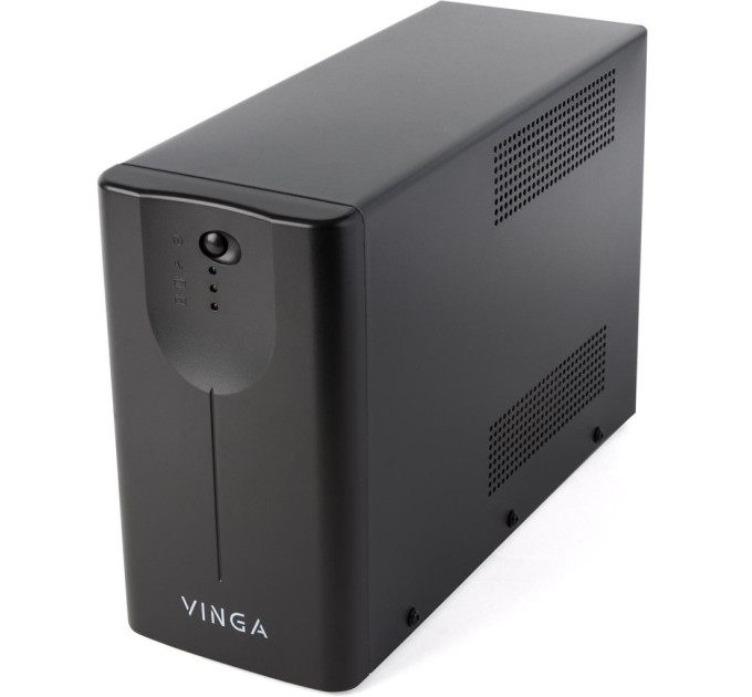 Пристрій безперебійного живлення Vinga LED 800VA metal case with USB (VPE-800MU)