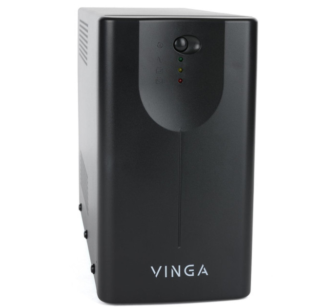 Пристрій безперебійного живлення Vinga LED 800VA metal case with USB (VPE-800MU)