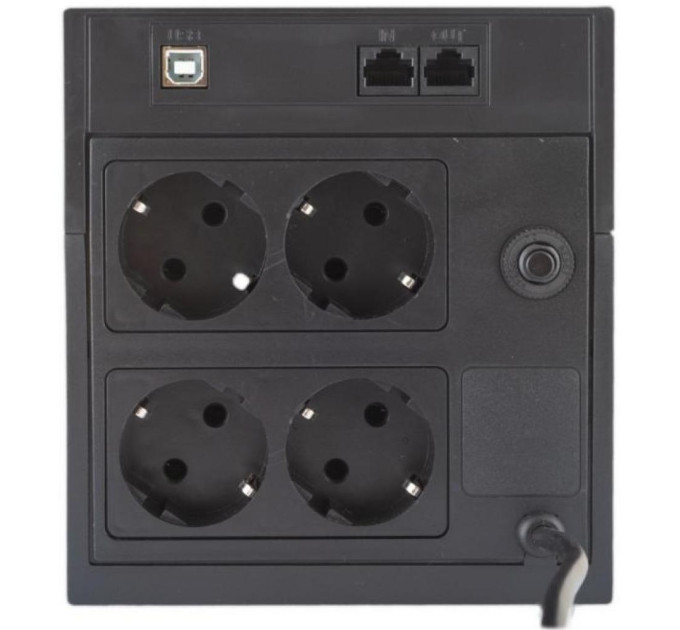 Пристрій безперебійного живлення Powercom RPT-1500AP LCD SCHUKO