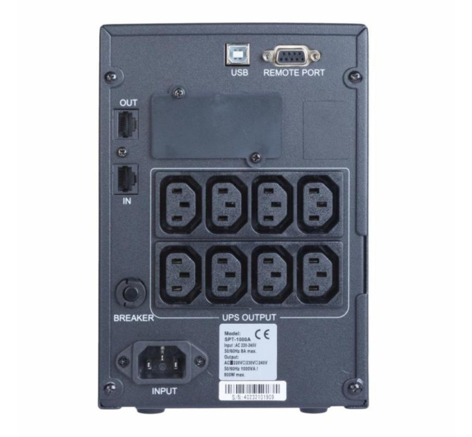 Пристрій безперебійного живлення Powercom SPT-1000-II LCD (SPT.1000.II.LCD)