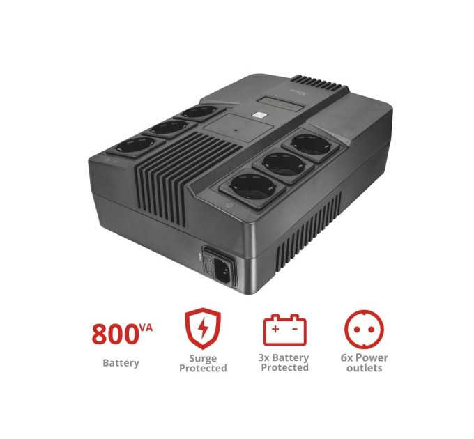 Пристрій безперебійного живлення Trust Maxxon 800VA UPS (23326_TRUST)
