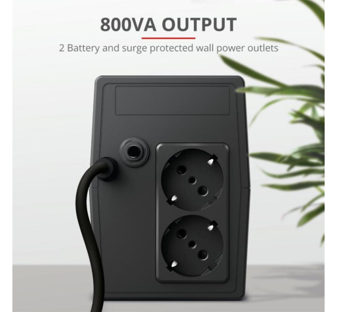 Пристрій безперебійного живлення Trust Paxxon 800VA (23503_TRUST)