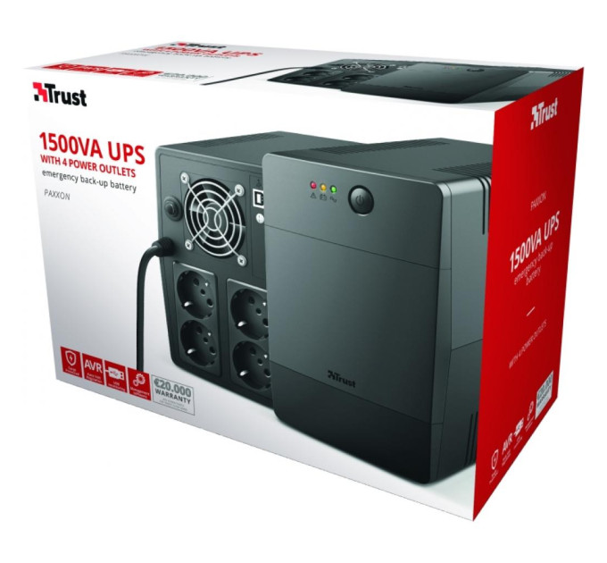 Пристрій безперебійного живлення Trust Paxxon 1500VA (23505_TRUST)