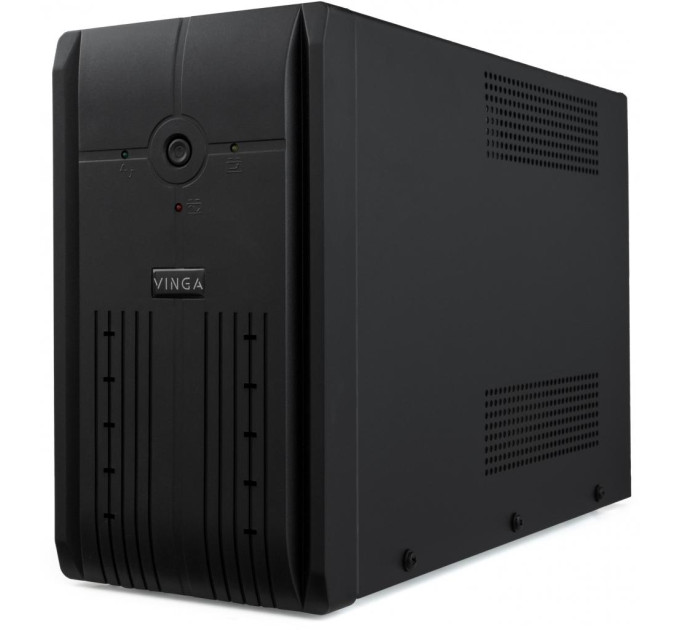 Пристрій безперебійного живлення Vinga LED 650VA metal case with USB (VPE-650PRMU)