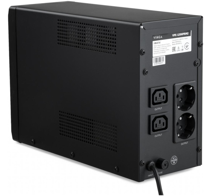 Пристрій безперебійного живлення Vinga LED 1200VA ( VPE-1200PRM2 ) (VPE-1200PRM2)
