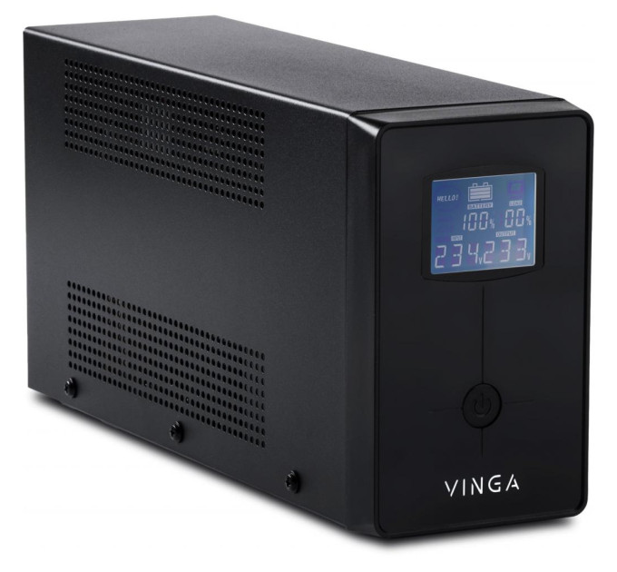 Пристрій безперебійного живлення Vinga LED 1200VA ( VPC-1200PRM3 ) (VPC-1200PRM3)