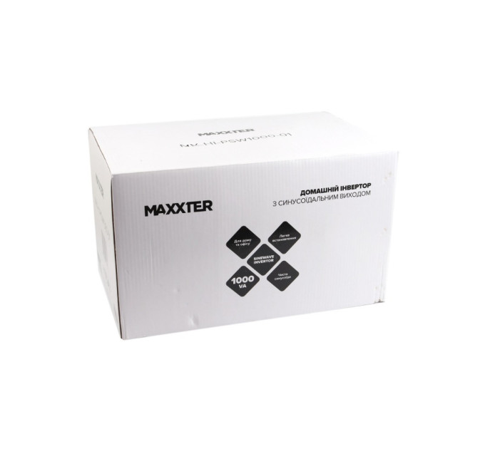 Пристрій безперебійного живлення Maxxter MX-HI-PSW1000-01