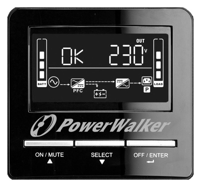 Пристрій безперебійного живлення PowerWalker VI 2000 CW IEC (10121104)