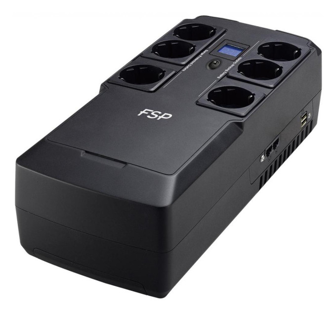 Пристрій безперебійного живлення FSP NanoFit 600VA Schuko (PPF3602303)