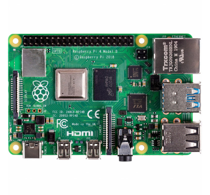 Мікро ПК Raspberry Pi 4, Model B, 4GB (RPI4-MODBP-4GB/RPI403)
