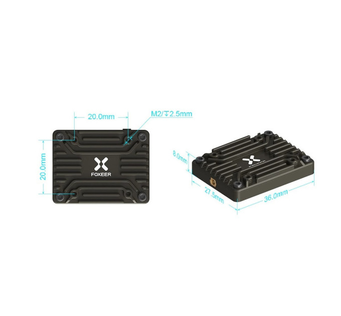 Відеопередавач (VTX) Foxeer Reaper Extreme 2.5W 5.8GHz 72CH (MR1676/MR1819)