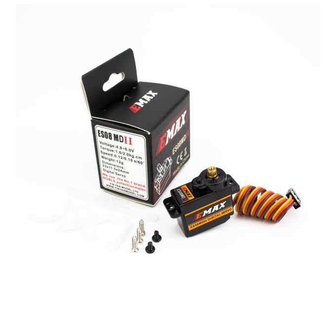 Сервопривід для дрона Emax EMAX ES08MDII Mini Metal Digital Servo (0102003023)