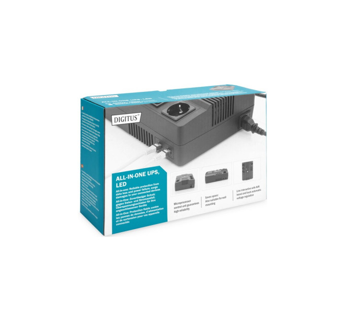 Пристрій безперебійного живлення Digitus 800VA DN-170 (DN-170111)
