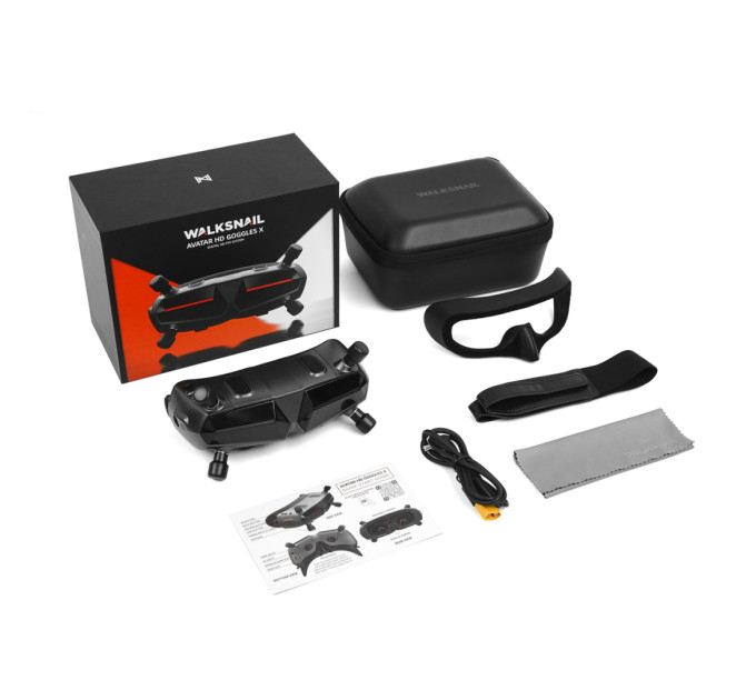 Окуляри FPV CADDXFPV Walksnail Avatar HD Goggles X Digital 5.8GHz 8CH (HP070-0057/WN02-FP003)