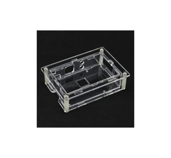 Корпус для Мікро ПК Raspberry Pi для PI4 прозорий (Acrylic, for 3.5 inch LCD) (RA575)
