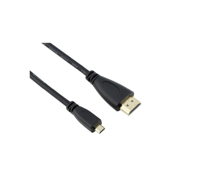 Додаткове обладнання для Мікро ПК Raspberry Pi кабель Micro HDMI to HDMI for Pi 4B (RA557)