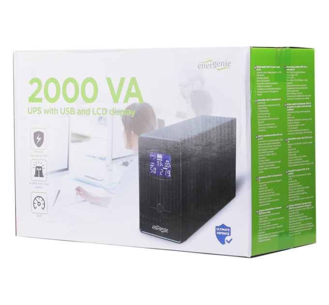Пристрій безперебійного живлення EnerGenie EG-UPS-035 2000VA LCD (EG-UPS-035)