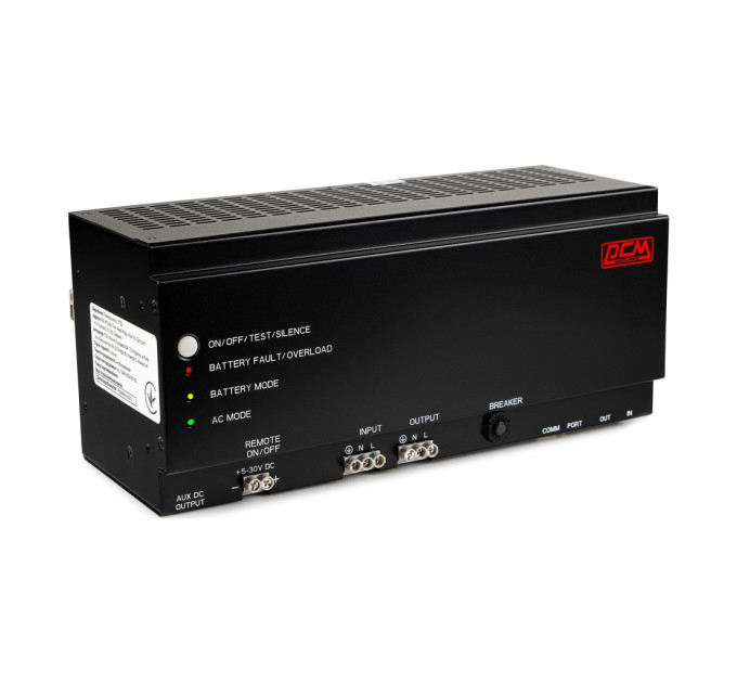 Пристрій безперебійного живлення Powercom DRU850DIN, 510W (DRU850DIN)