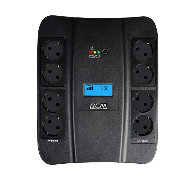 Пристрій безперебійного живлення Powercom SPD-1100U LCD, 605W (SPD-1100U.LCD)
