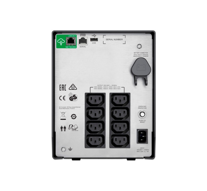 Пристрій безперебійного живлення APC Smart-UPS C 1500VA with SmartConnect (SMC1500IC)