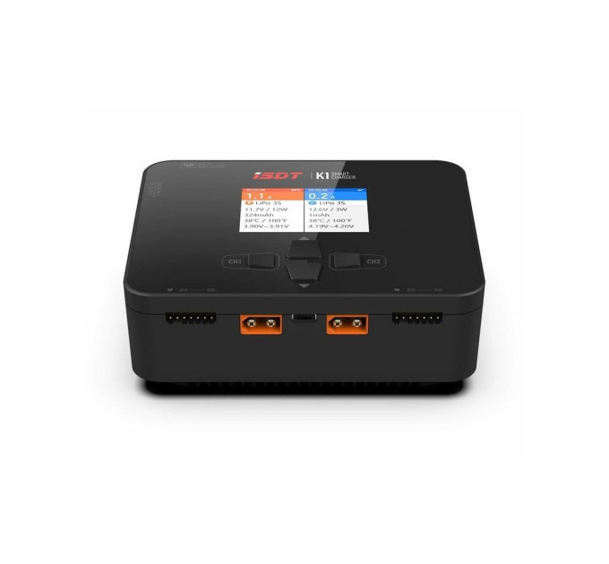 Зарядний пристрій для дрона iSDT K1, 1-6S AC 100W DC 2 x 250W 10A (HP015B-K1)