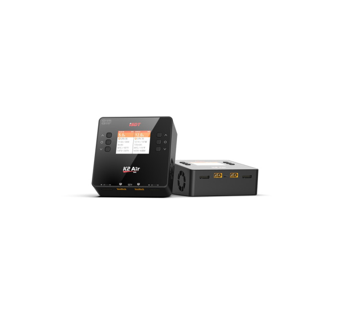 Зарядний пристрій для дрона iSDT K2 Air Bluetooth, AC/DC 200W/500Wx2 20A (HP0015.K2A)